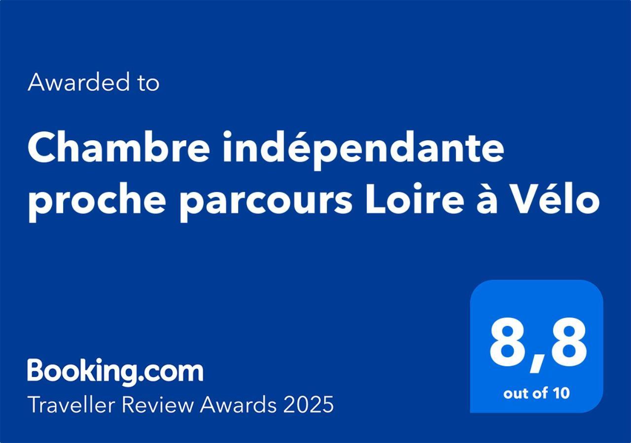 Chambre Independante Proche Parcours Loire A Velo Sandillon Eksteriør bilde